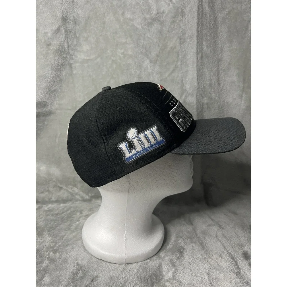 New Era New England Patriots Conference Champions 9FORTY Snapback Hat Black NFL